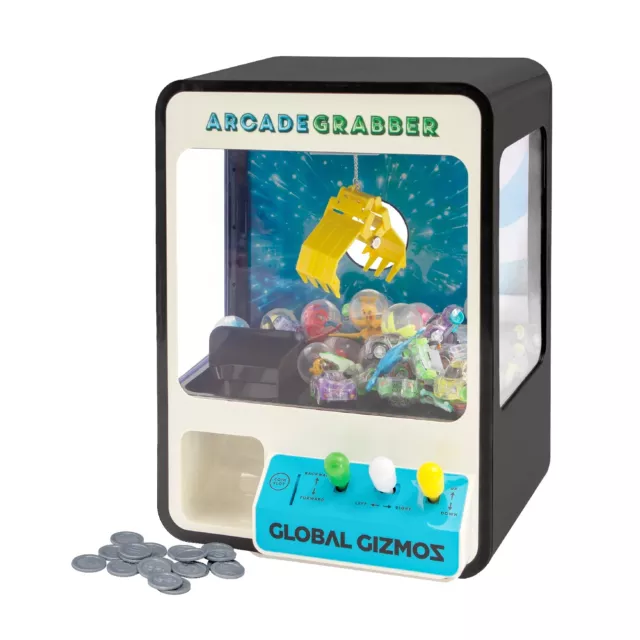 Global Gizmos Arcade Candy Grabber / Kids Claw Machine Game / Black Colour