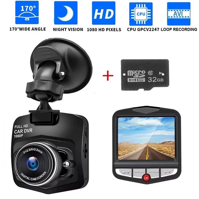2.4'' Full HD 1080P Dash Cam Car DVR Front or Rear Camera Night Vision G-sensor