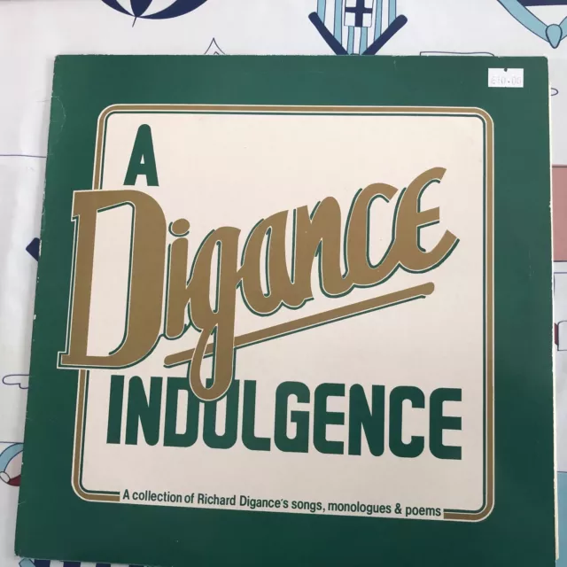 Richard Digance - A Digance Indulgence - UK Folk LP