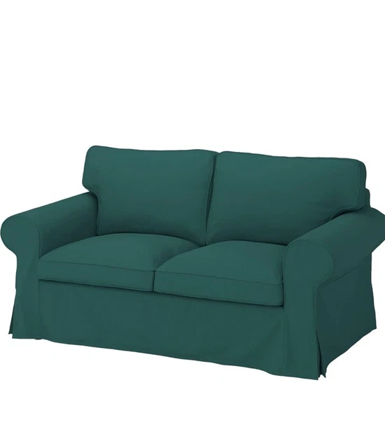 IKEA EKTORP FODERA Divano Posti Totebo Turchese Scuro EUR 185,00