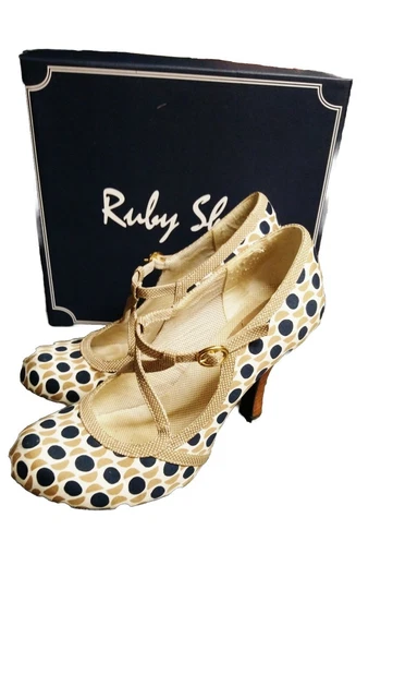 RUBY SHOO Edie In Stone/Navy Size EU 38 (Matches Toreno Bag