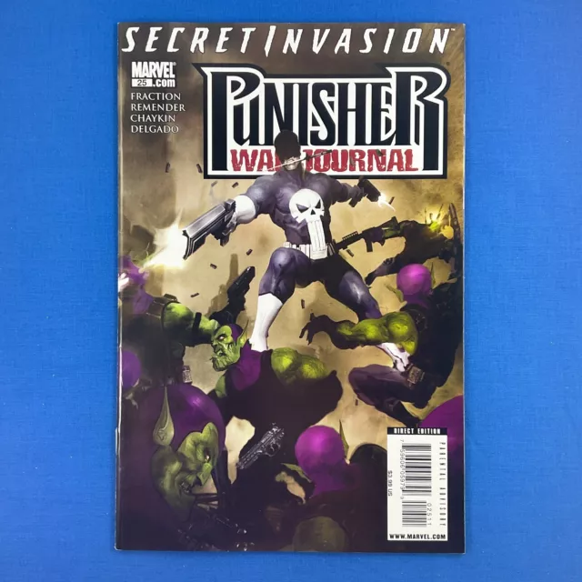 Punisher War Journal #25 SECRET INVATION Marvel Comics 2008