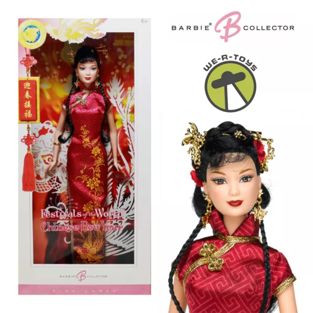 Chinesisch Neu Jahr Barbie Puppe Festivals Von Die Welt Dotw Pink Label Mattel