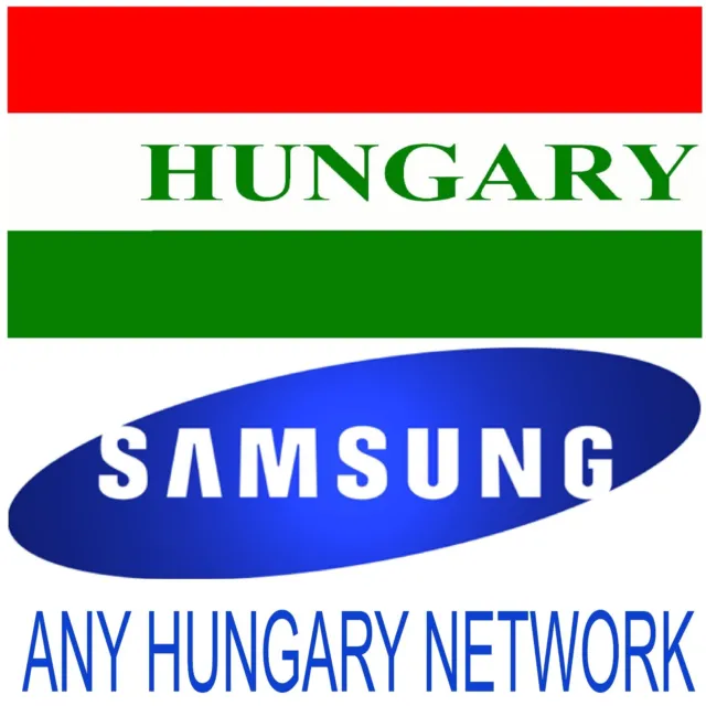 Samsung Galaxy S7 S7 Edge S6 Edge S5 S4 A5 A3 J5 J3 Note 5 4 Unlock Code Hungary