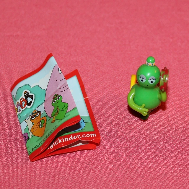 Figurine Barbapapa Plastoy 2006 - Barbalala En Papillon, Environ 3.5 Cm, Occasion Bon état