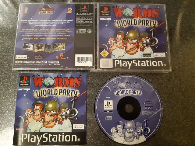 WORMS - PS1 Sony PlayStation 1 - Complet avec manuel EUR 11,67