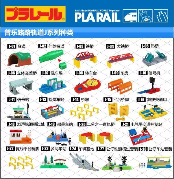 Takara Tomy Plarail Trackmaster Plastic Railway Train Tracks Parts Accessories J