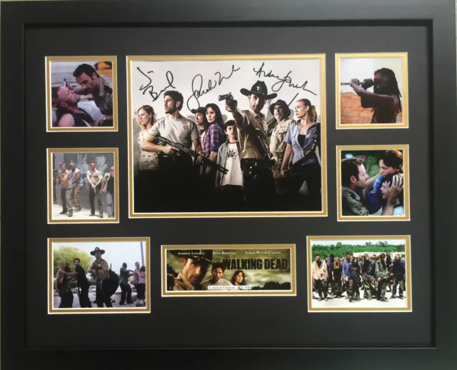 The Walking Dead Cast Signed Limited Edition Framed Memorabilia