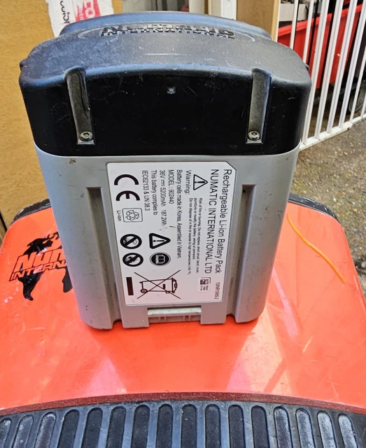 NUMATIC RSB140 CORDLESS Hoover BackPack Battery Vacuum Cleaner Complete