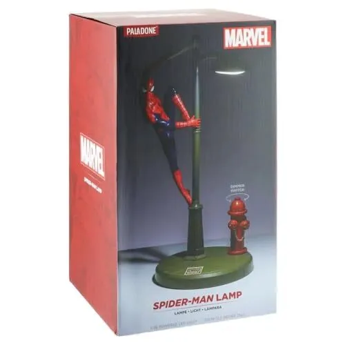 Spiderman Lamp, Spidey Table Lamp Licensed Marvel Comics Merchandise,