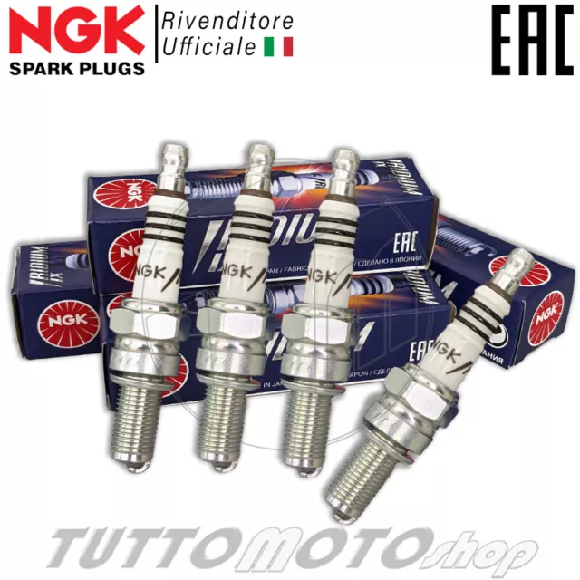 4 CANDELE NGK CR9EIX IRIDIUM IX RACING Kawasaki ZX-6R Ninja 636 2002 2003 2004