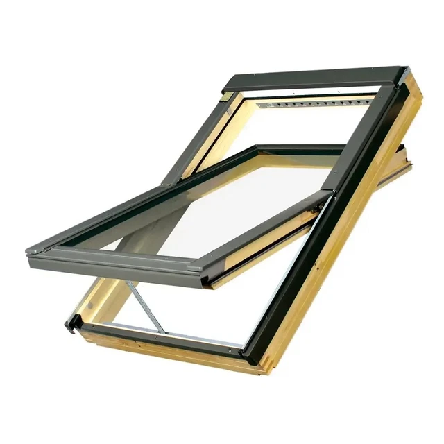 Finestra tetto FAKRO FPP-V P2 55x98 (CK04) a doppia apertura elettrico z-wave