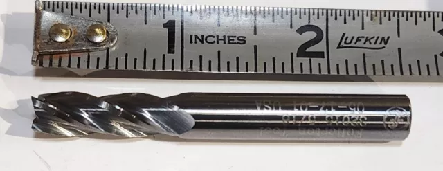 .296" / 19/64" Regrind x 7/8" LOC x 2-1/2" OAL, 5/16 Carbide End Mill 4 Flute
