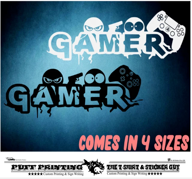 Adesivi da parete arte gamer eat sleep game camera PS4 Xbox preventivi vinile arredamento casa.