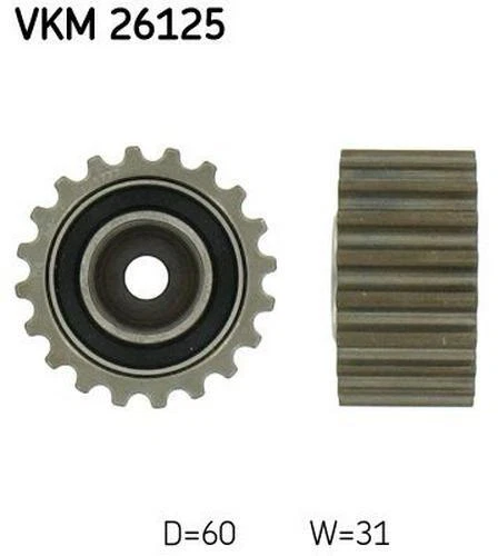SKF Poulie renvoi / transmission courroie de distribution VKM 26125 60mm 31mm