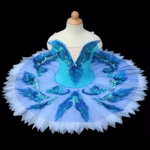 Blue Bird Professional Ballet Tutu Ballerina    Performance Swan Dance Dress