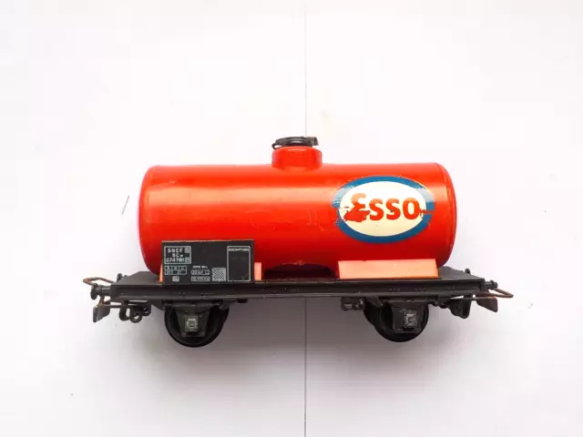 Wagon Jouef Marchandises Citerne Marquage Esso Wagon Rouge référence 6305