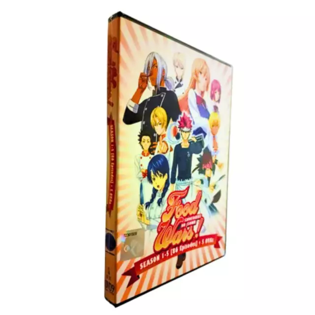 Anime DVD Shokugeki no Souma Food Wars! COMPLETE Season 1-5 ENG SUB All  Region