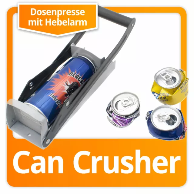 DOSENPRESSE CAN CRUSHER mit Hebel - Presse für Getränkedosen Bierdosen  Dosen EUR 12,90 - PicClick DE