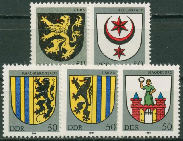 DDR 1984 Stadtwappen 2857/61 postfrisch
