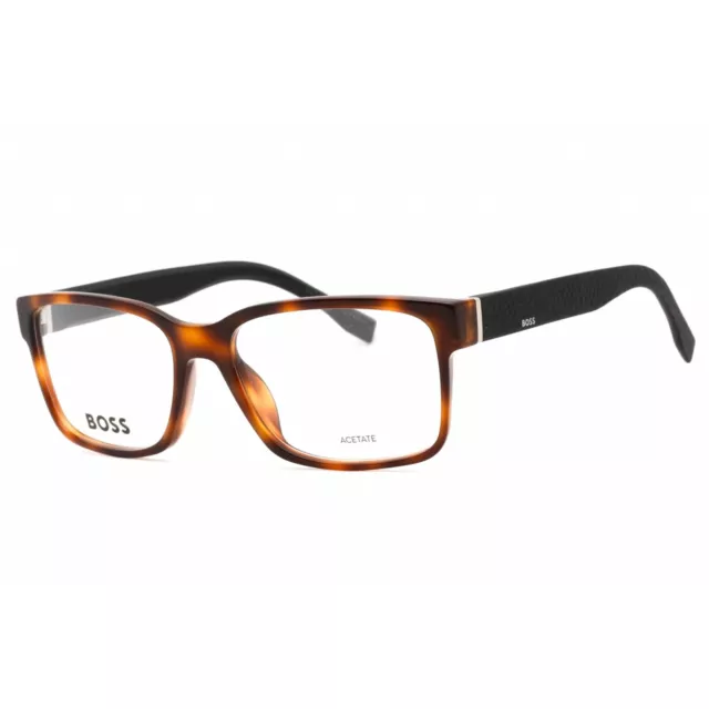 Hugo Boss Men's Eyeglasses Havana Black Rectangular Frame BOSS 0831/IT 0Z2I 00