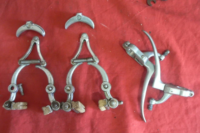 Freins CLB Professionnel Breveté SGDG – Vintage Vélo Course, Aluminium, Années 1950, Eroica