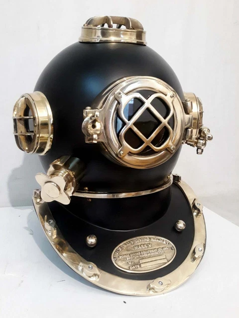 Casco Da Sub In Ottone Decorativo - Replica Vintage, 12x6 Pollici, Per Arredamento Nautico E Collezionisti