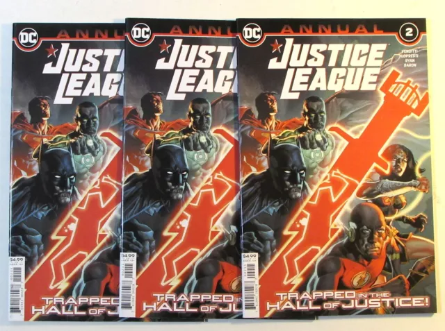 Justice League Annual Lot of 3 #2 x3 DC Comics (2020) 1st Print Comic Books