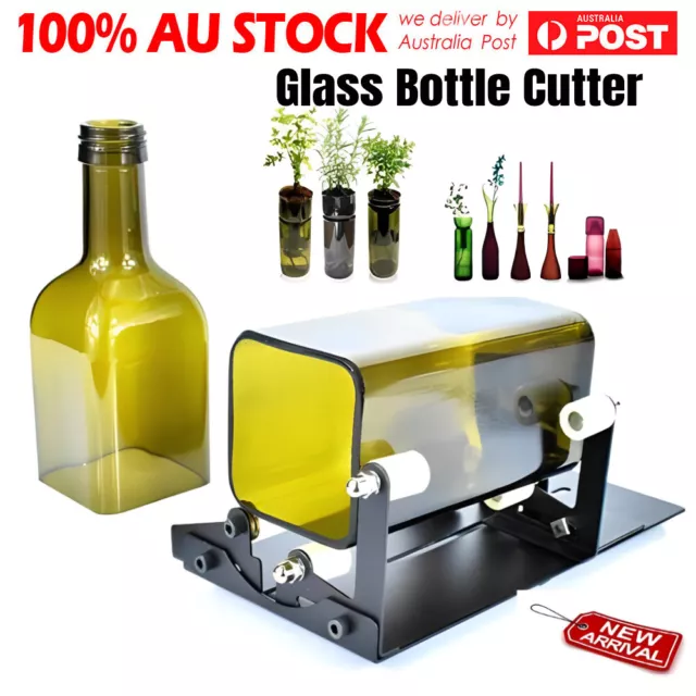 Glass Bottle Cutter Cutting Tool Upgrade Version Square & Round Bottle Cutter AU