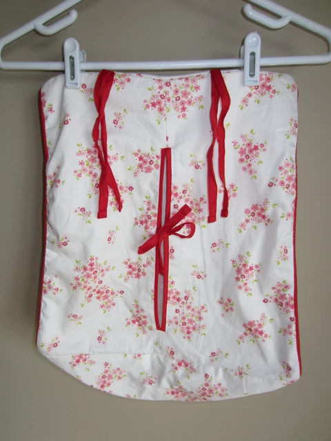 Pretty Floral Fabric DIAPER STACKER Oraganizer Holder