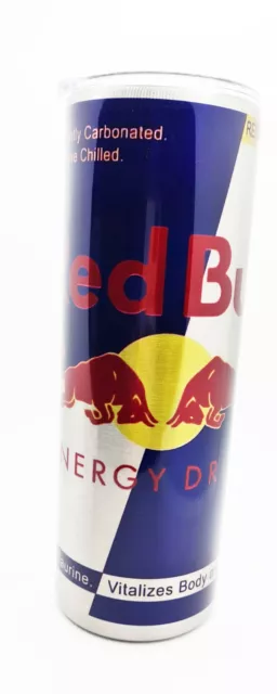Red Bull Design 20 once tamburi magri acciaio inox bevande calde/fredde nuovi