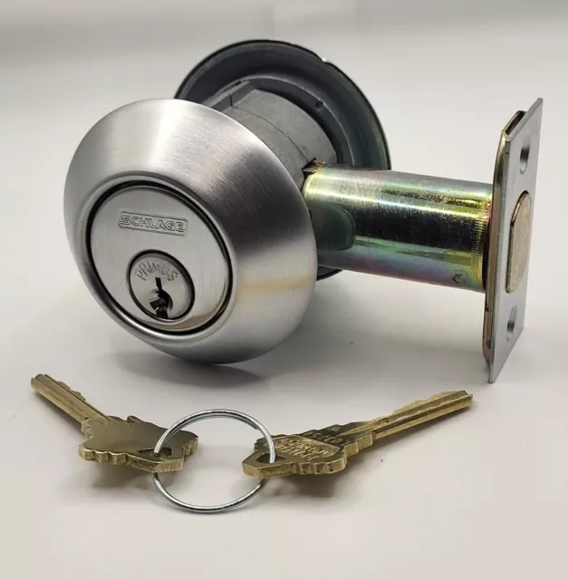 Grade 1 Double Cylinder Deadbolt W/Schlage Primus High Security, Comes W/2 Keys