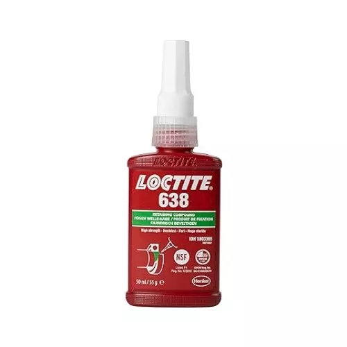 Loctite 638 High Strength Retaining Compound Metal Adhesive Retainer Glue 50ml