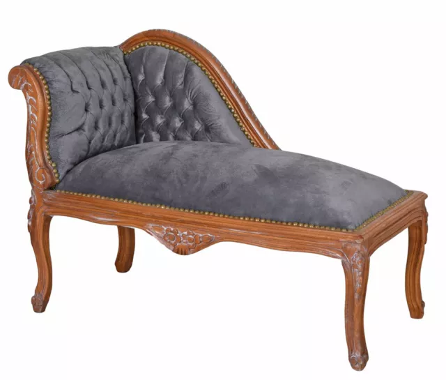 Antik Chaiselongue Barocksofa Rokoko Recamiere Ottomane Couch Sitzbank Hocker