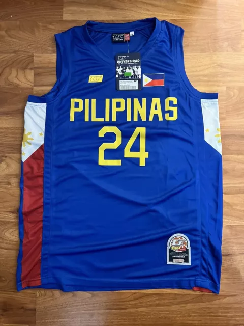 JordansSecretStuff 2023 Jordan Clarkson Pilipinas National Team Jersey Philippines Filipino Asia Cup Basketball XL / Blue