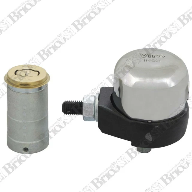 Lucchetto Antiscasso Viro Condor Per Serrande - Asta Antitaglio 12 Mm - Acciaio Zincato Massicci