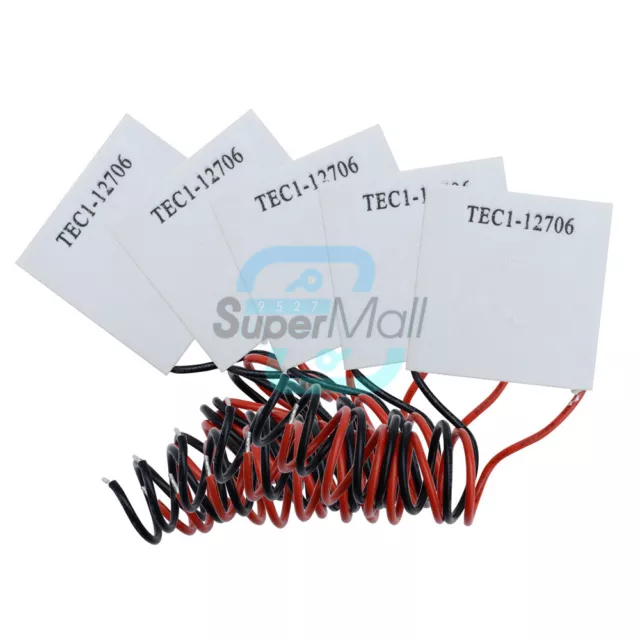 1/2/5/10PCS TEC1-12706 Heatsink Thermoelectric Cooler Cooling Peltier Plate