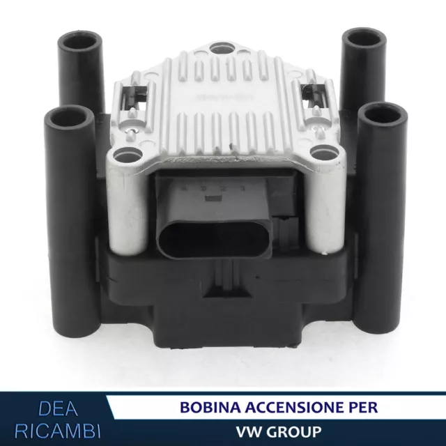 Bobina Accensione per VW LUPO (6X1,6E1) 1.0 1.4,16V 1.6 GTI 98-05 BAVW001