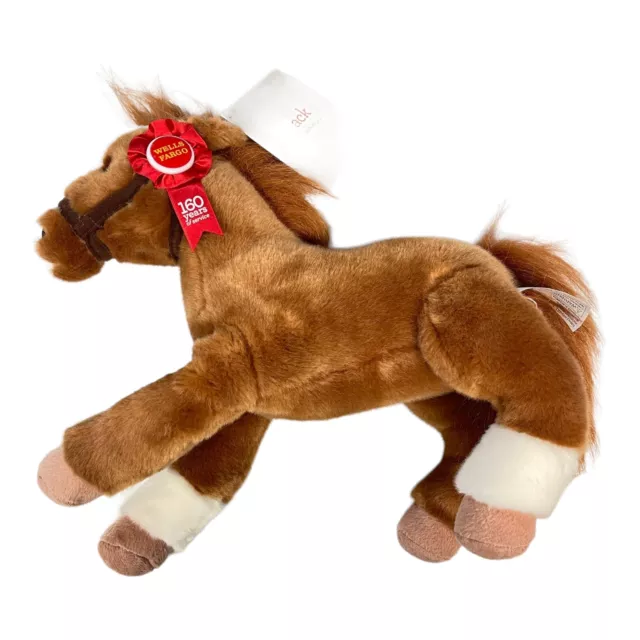 Wells Fargo Legendary Pony Mack Plush Stuffed Animal 14" Horse 2012