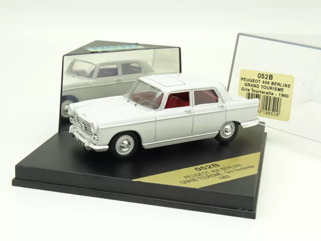 Speed 1/43 - Peugeot 404 sedan Grand Tourisme Grise Turterelle 1960