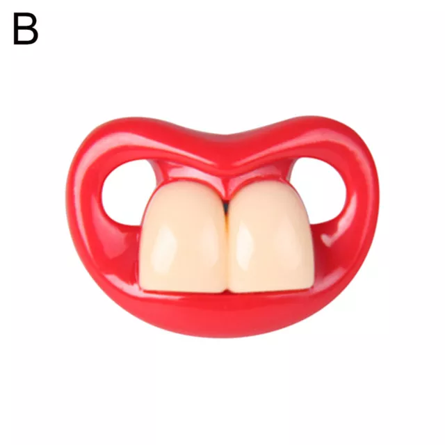 Funny Buckteeth Big Mouth Dummy Nipple Teat Baby Pacifier Soother Teether Toy 6