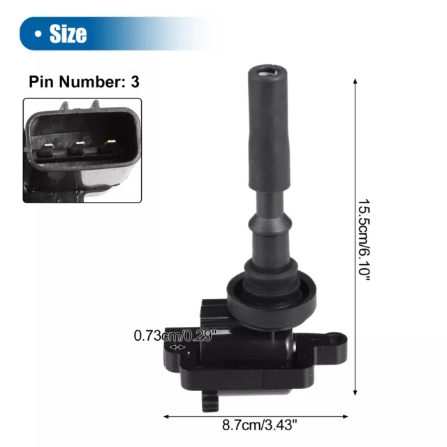 Car Ignition Coil No.MD308914 for Mitsubishi Pajero Mini Junior Rubber Metal 3