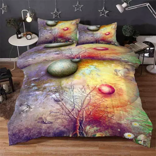 Scattered Reading 3D Printing Duvet Quilt Doona Covers Pillow Case Bedding Sets