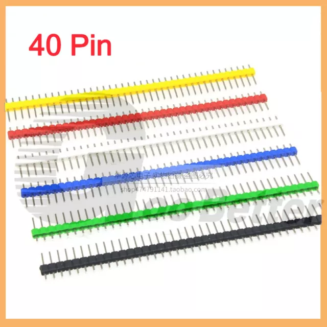 Stiftleiste farbig | 40 Pins l2,54mm Steckerleiste Pin Header Breadboard