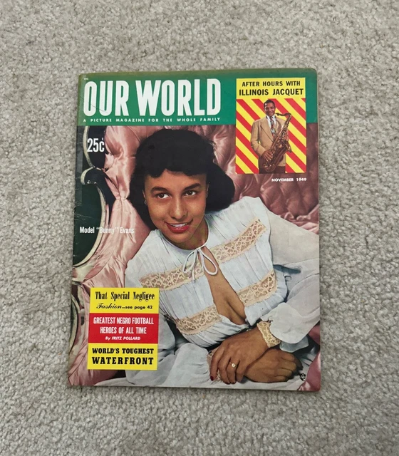 Vintage November 1949 OUR WORLD Magazine: Fritz Pollard (NFL) / San Diego