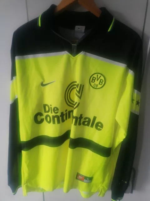 Borussia Dortmund Trikot/ 1997/98/ L/ „Die Continentale“/ BVB 09