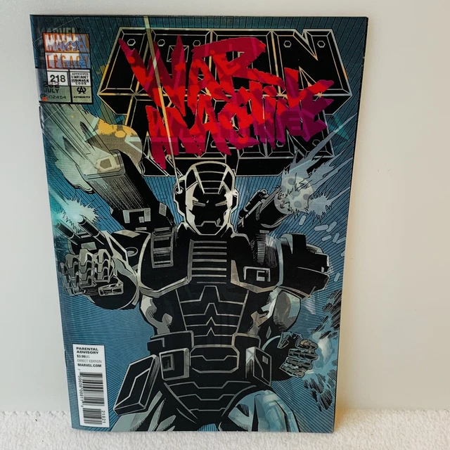 The Punisher #218 Marvel Legacy 2017 Lenticular 3D  Variant War Machine Comic