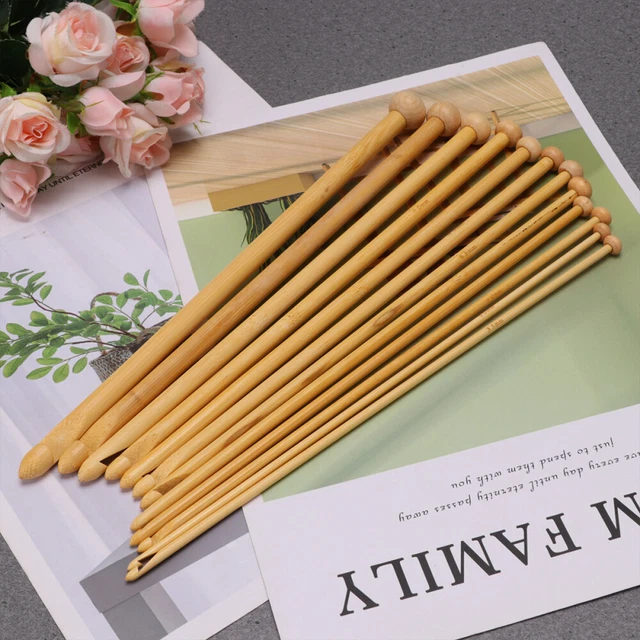 12 PCS Strickstock Stricken Häkeln Stricknadel Gewebter Teppich