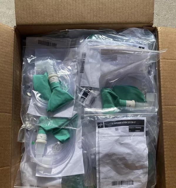 BOX OF 50 Medline 1L Hyperinflation Bag System LF New 400.99 PicClick