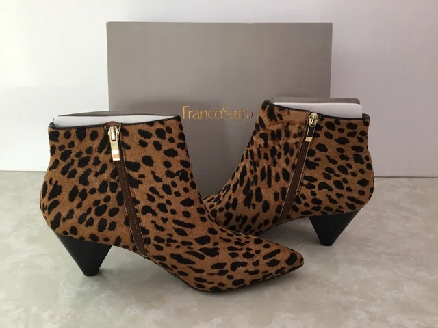 Franco sarto sales leopard booties